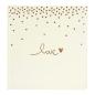 Preview: Goldbuch Raining Hearts Pfirsich 30x31 60 weiße S. Hochzeit 08015