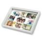 Preview: ZEP Photo Tray white       45x35 Holz Fototablett 9 Bilder   W006