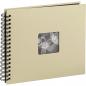 Preview: Hama "Fine Art" Spiral taupe 36x32 50 schwarze Seiten   10609