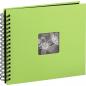 Preview: Hama "Fine Art" Spiral kiwi 36x32 50 schwarze Seiten   10610