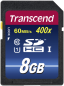 Preview: Transcend SDHC               8GB Class 10 UHS-I 400x Premium