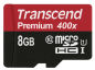 Preview: Transcend microSDHC          8GB Class 10 UHS-I 400X