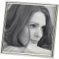 Preview: Walther Chloe              13x13 silber Portrait           WD313S