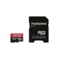 Preview: Transcend microSDXC         64GB Class 10 UHS-I 400x + SD Adapter