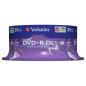 Preview: 1x25 Verbatim DVD+R Double Layer 8x Speed, 8,5GB matt silver