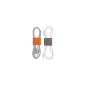 Preview: Bluelounge CableClip Medium, Dark Grey & Orange