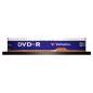 Preview: 1x10 Verbatim DVD-R 4,7GB 16x Speed, matt silver Cakebox
