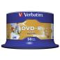 Preview: 1x50 Verbatim DVD-R 4,7GB 16x Speed, photo printable