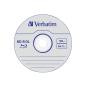 Preview: 1x5 Verbatim BD-R Blu-Ray 50GB 6x Speed, white blue Jewel Case