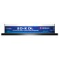Preview: 1x10 Verbatim BD-R Blu-Ray 50GB 6x Speed, white blue Cakebox