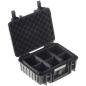 Preview: B&W Outdoor Case Type 1000 schwarz mit Facheinteilung