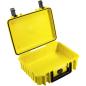 Preview: B&W Outdoor Case Type 1000 gelb mit Facheinteilung