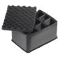 Preview: B&W Outdoor Case Type 2000 schwarz mit Facheinteilung