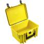 Preview: B&W Outdoor Case Type 2000 gelb mit Facheinteilung