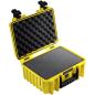 Preview: B&W Outdoor Case Type 3000 gelb mit Schaumstoff Inlay