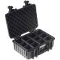 Preview: B&W Outdoor Case Type 4000 schwarz mit Facheinteilung