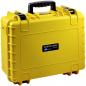 Preview: B&W Outdoor Case Type 5000 gelb mit Schaumstoff Inlay