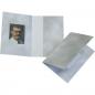 Preview: 1x100 Daiber Passbildmappen Wolkendesign grau 31x42 mm
