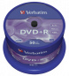 Preview: 1x50 Verbatim DVD+R 4,7GB 16x Speed, matt silver