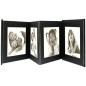 Preview: Deknudt Leporello schw.  8x13x18 Kunstleder 8 Bilder   A66DC2 8PH