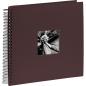 Preview: Hama "Fine Art" Spiral bordeaux 36x32 50 schwarze Seiten  090144