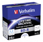 Preview: 1x5 Verbatim M-Disc BD-R Blu-Ray 25GB 4x Speed, Jewel Case print.