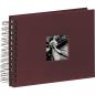 Preview: Hama "Fine Art" Spiral bordeaux 24x17 50 schwarze Seiten   90154