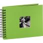 Preview: Hama "Fine Art" Spiral kiwi 24x17 50 schwarze Seiten  113676