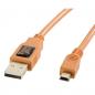 Preview: Tether Tools TetherPro USB 2.0 A/MiniB 5 Pin 4,6m orange