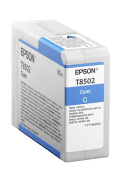 Epson Tintenpatrone cyan T 850 80 ml               T 8502