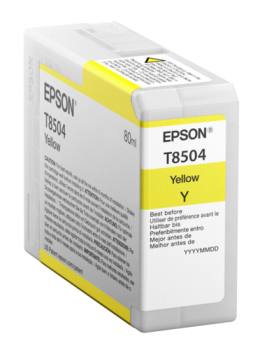 Epson Tintenpatrone yellow T 850 80 ml               T 8504