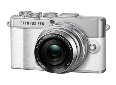 Olympus PEN E-P7 Body weiß + 14-42mm EZ Kit