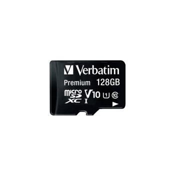 Verbatim microSDXC         128GB Class 10 UHS-I incl Adapter