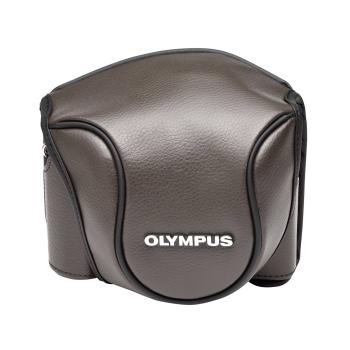 Olympus CSCH-118 Ledertasche braun für Stylus 1