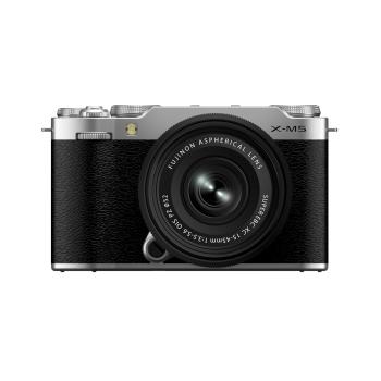 FUJIFILM X-M5 + 15-45 mm XC silber, OIS PZ, Kamerakit