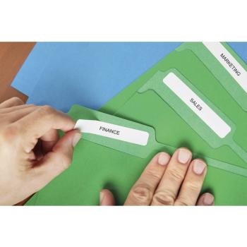 Dymo D1 Schriftband 12 mm x 7 m schwarz auf weiß           45013