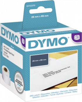 Dymo Adress-Etiketten 28 x 89 mm weiß 2x 130 St. 99010