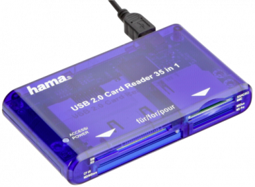 Hama Card Reader Writer 35 in 1 USB 2.0                    55348