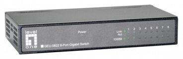 Level One GEU-0822 8-Port Gigabit Ethernet Switch