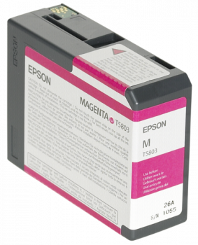 Epson Tintenpatrone magenta T 580  80 ml              T 5803