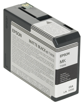 Epson Tintenpatrone matte black T 580  80 ml              T 5808