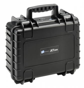 B&W Tough Case Type JET3000 schwarz mit Schlaufen Inlay