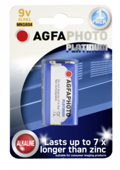 1 AgfaPhoto 9V-Block 6 LR 61