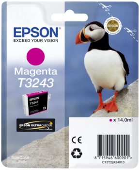 Epson Tintenpatrone magenta T 324                     T 3243