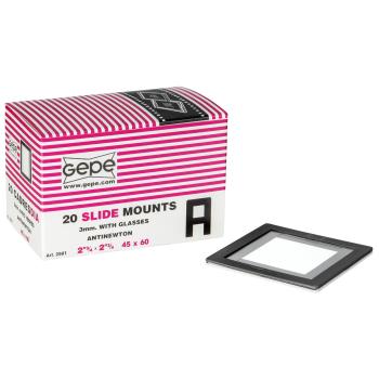 1x 20 Gepe 45x60 3,0mm AN-Glas 2501