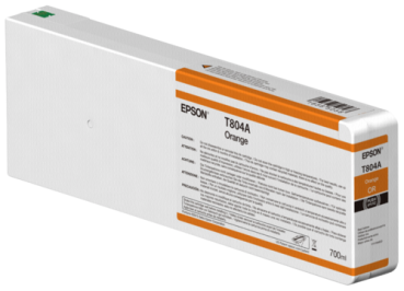 Epson Tintenpatrone UltraChrome HDX orange 700 ml         T 804A