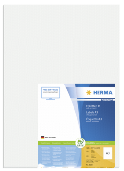 Herma Prem. Etiketten w. 420X297 100 Blatt DIN A3 100 Stück  8692
