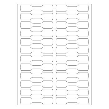 Herma Ringetiketten 10x49 Halbk. 25 Blatt 111x170 600 Stück  2510