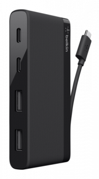 Belkin Travel Hub USB-C 4-Port schwarz              F4U090btLBK