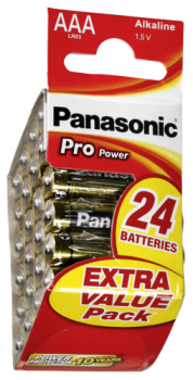 1x24 Panasonic Pro Power Diamond Micro AAA